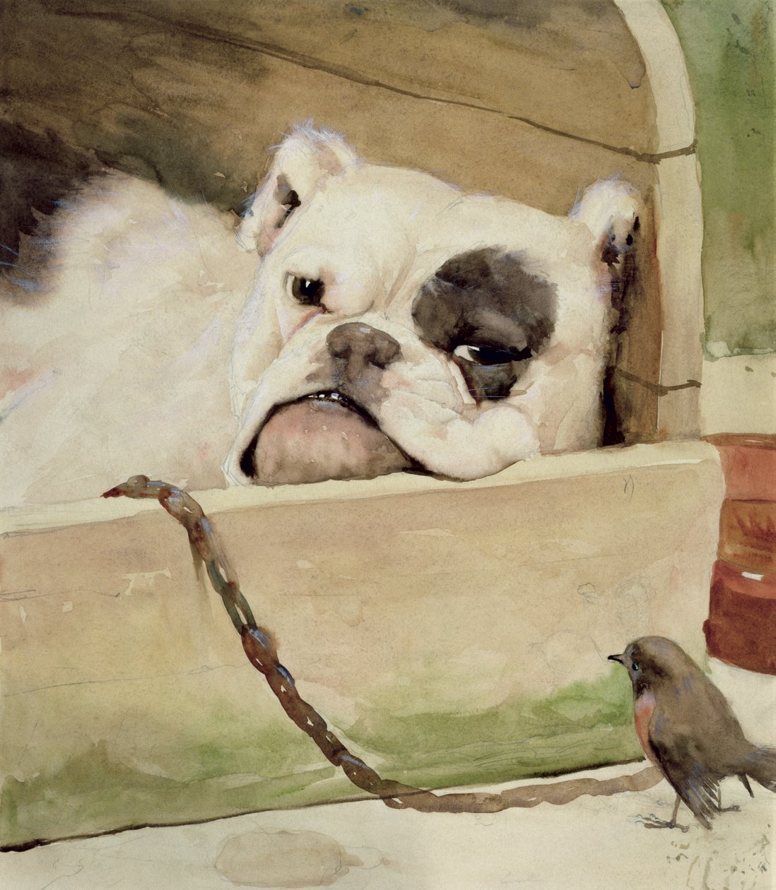 Bulldog, 1927 af Cecil Charles Windsor Aldin