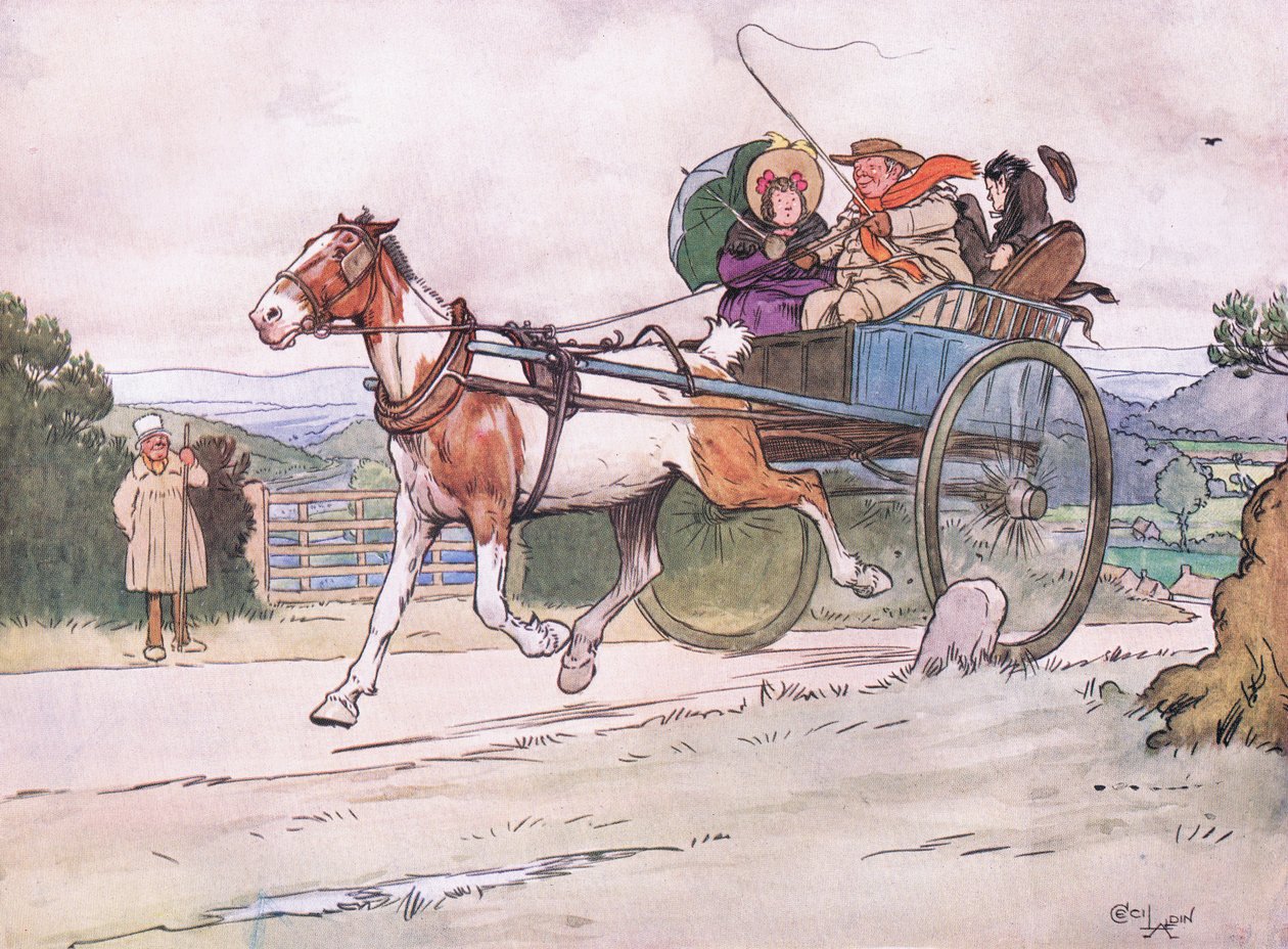 Jeg kørte den gamle piebald af Cecil Charles Windsor Aldin