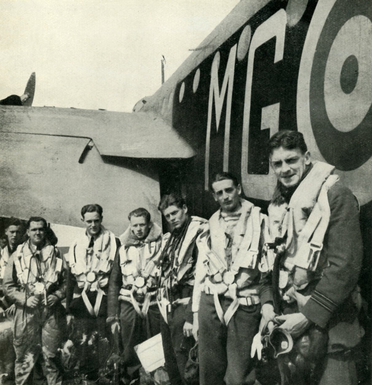 Bomberbesætninger, c1943. af Cecil Beaton