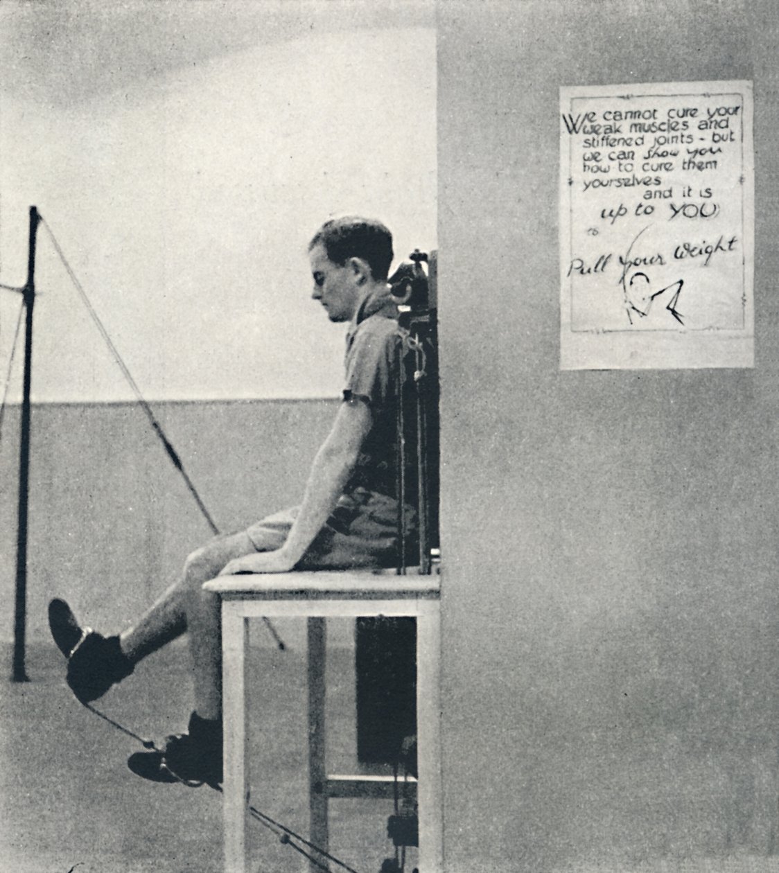 Rekonvalescenthospital - Trækker sin vægt, 1941 af Cecil Beaton