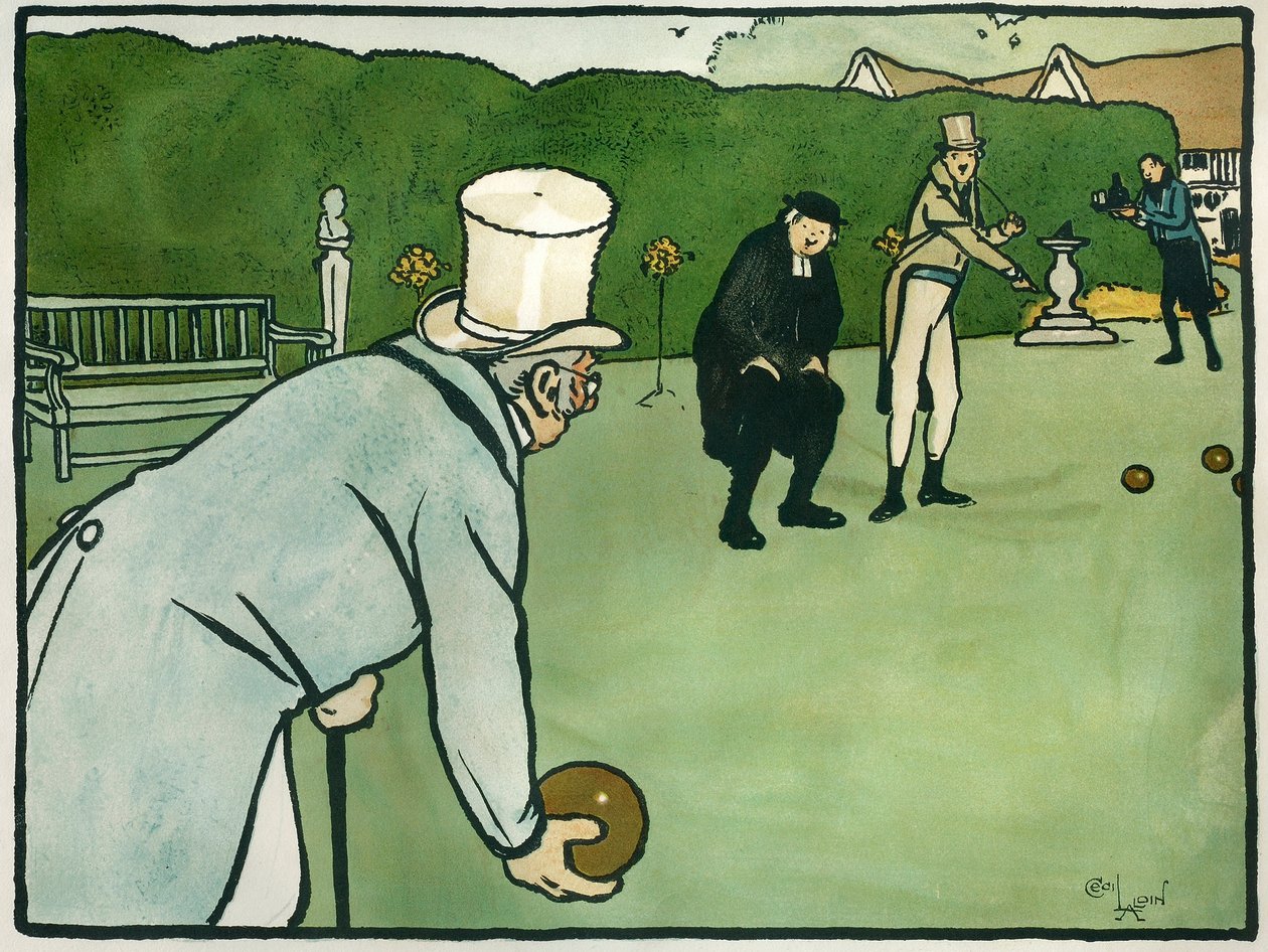 Old English Sports and Games: Bowls af Cecil Charles Windsor Aldin