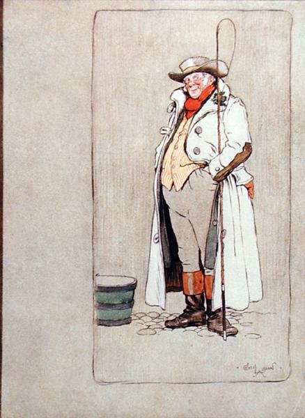 The Stage Coachman, illustration fra 