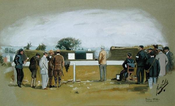 Pistol Range, Bisley Camp af Cecil Cutler