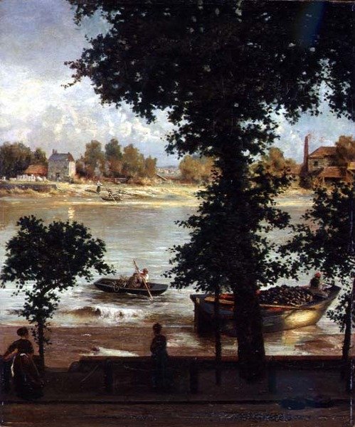 Chelsea Embankment af Cecil Gordon Lawson