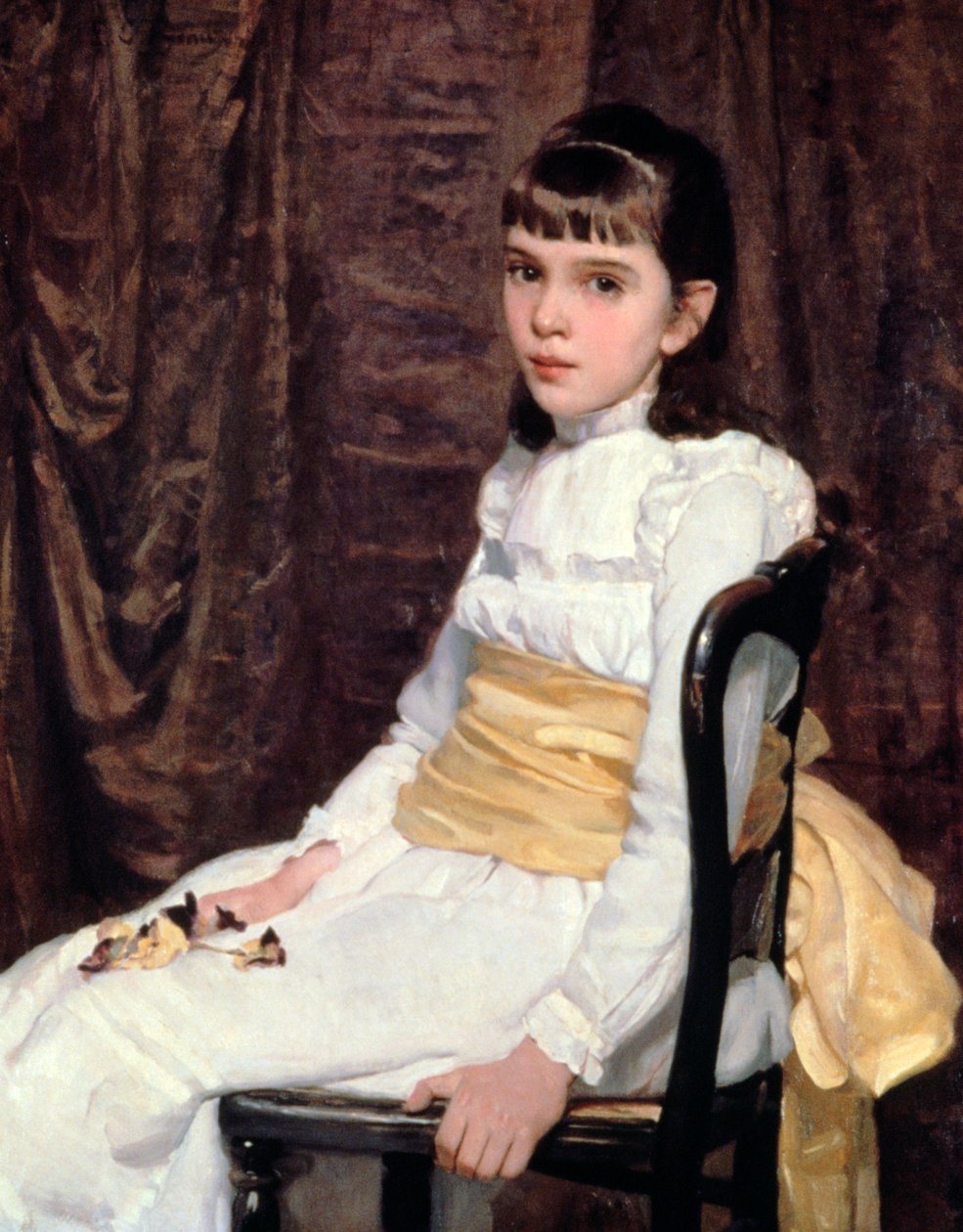 En lille pige, 1887 af Cecilia Beaux