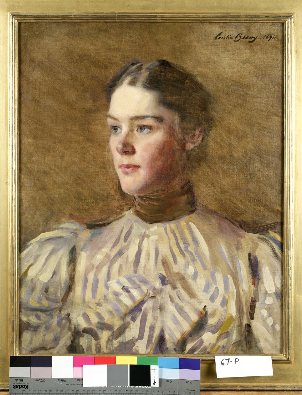 Selvportræt, 1894 af Cecilia Beaux