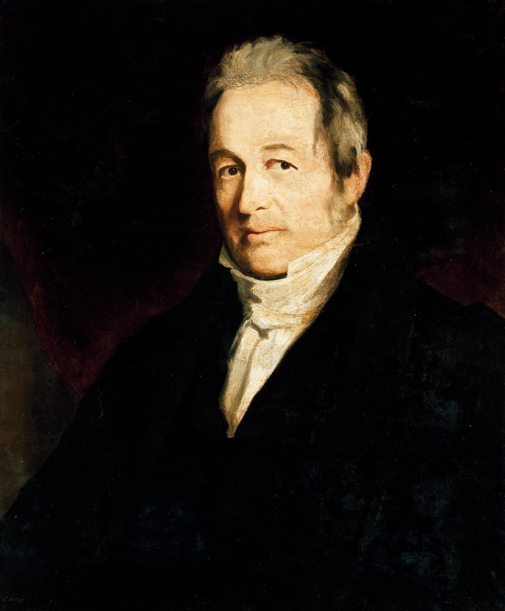 Portræt af John Galt (1779-1839), skotsk forfatter,maleri af Cedric Gray