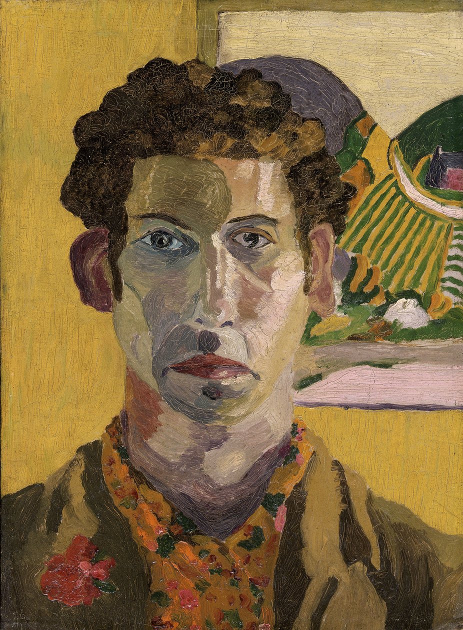 Selvportræt af Cedric Morris
