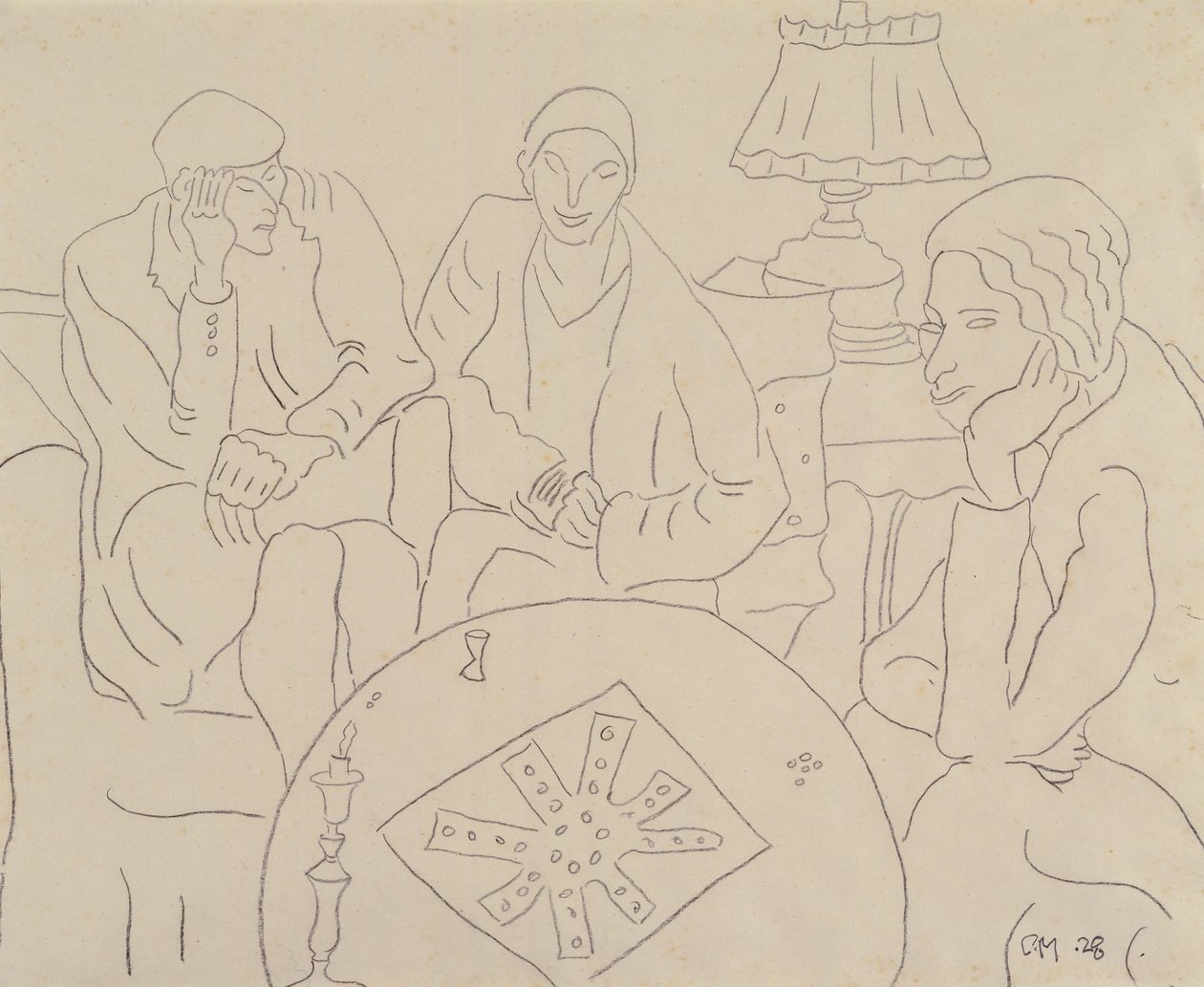 The Game of Ludo af Cedric Morris