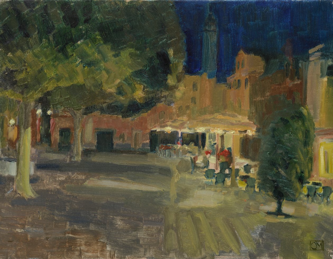 Lukketid, Campo Santa Margherita (maleri) af Celia Montague