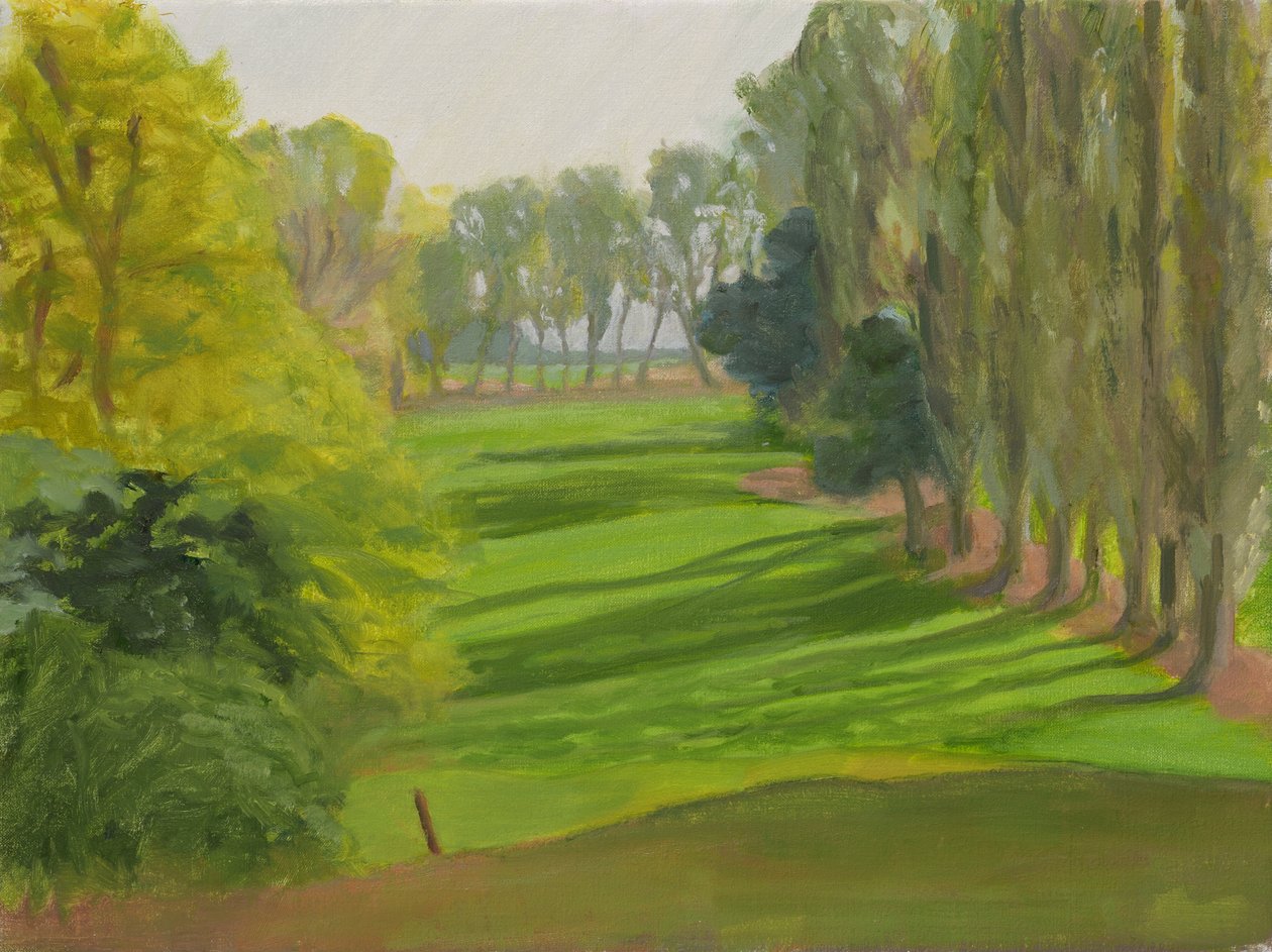 Fra det 10. hul, Lido (maleri) af Celia Montague