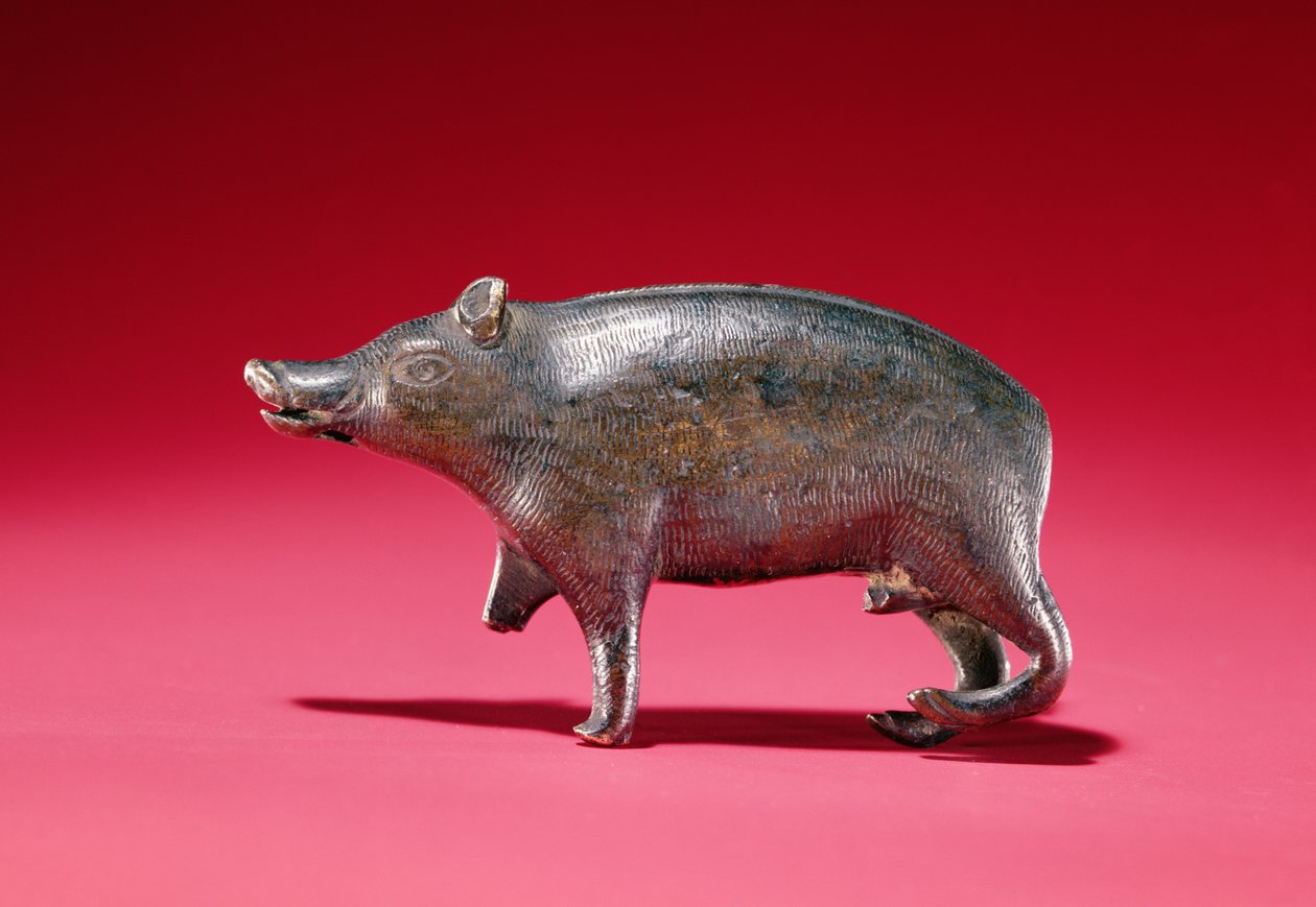 Figur af en orne (bronze) af Celtic