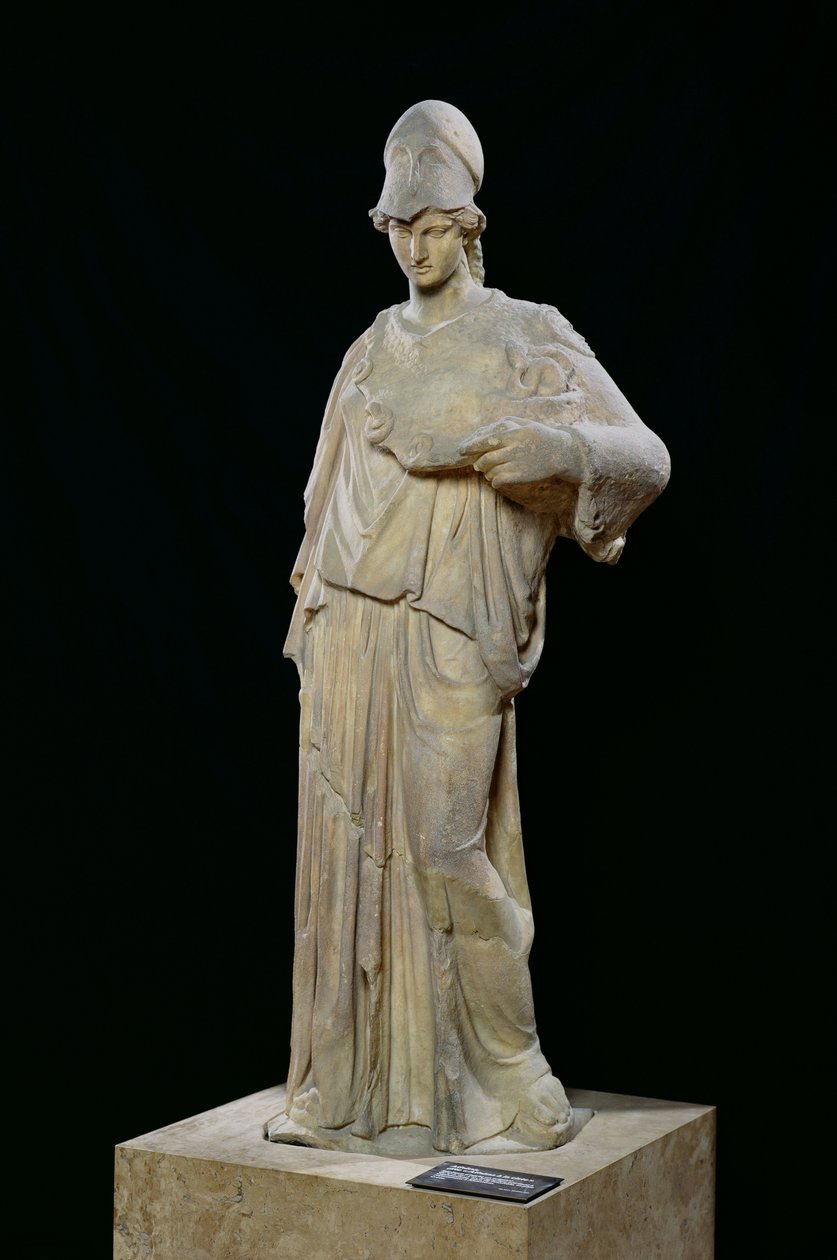 Athena med en cist, romersk kopi af en original fra det 4. århundrede f.Kr. (marmor) af Cephisodotus