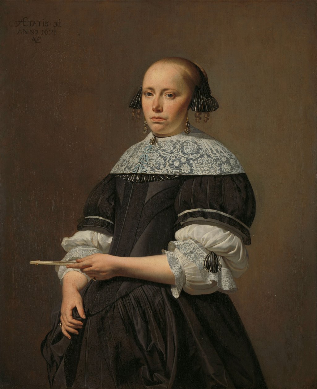 Elisabeth van Kessel (1640-1717), hustru til Willem Jacobsz Baert af Cesar Boetius van Everdingen
