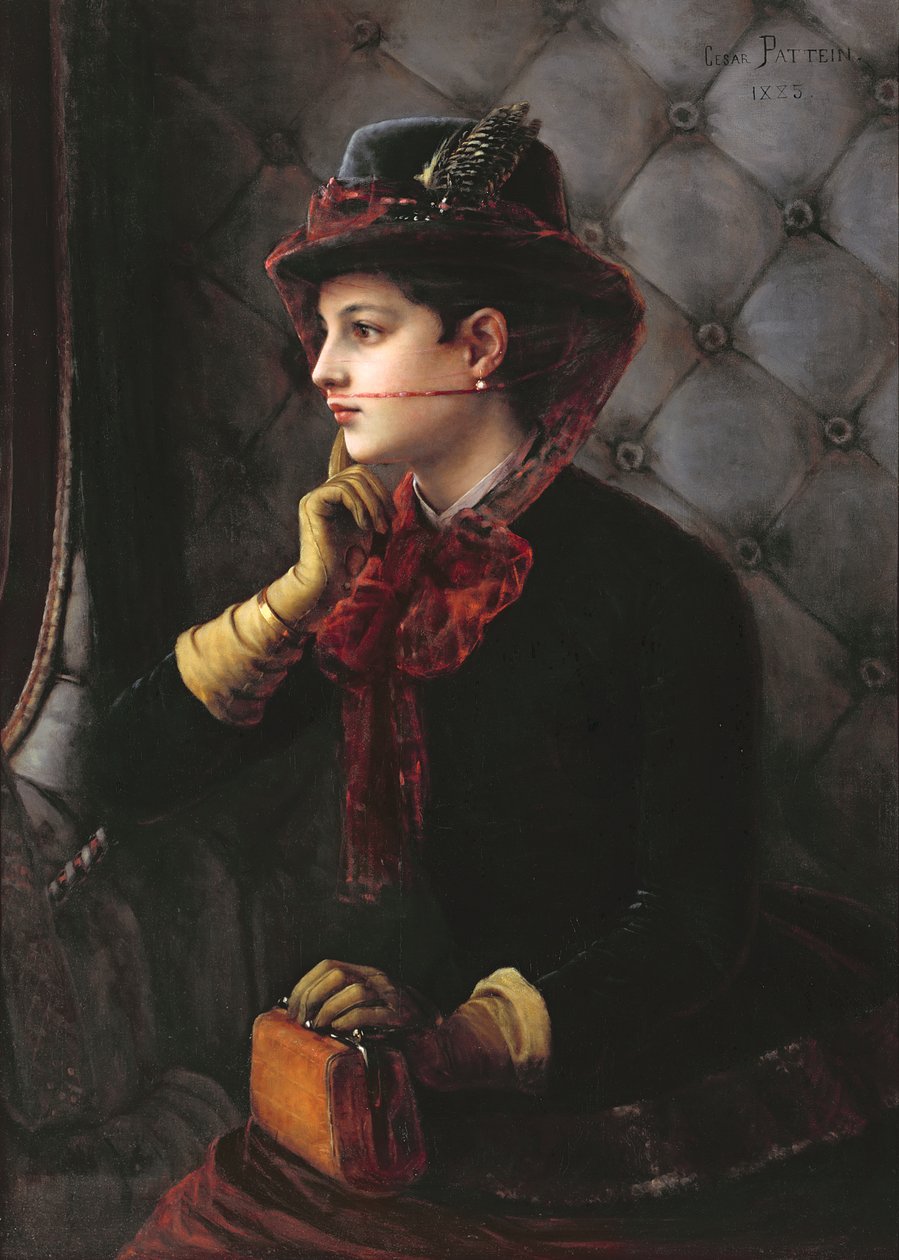 Afgangen, 1885 af Cesar Pattein
