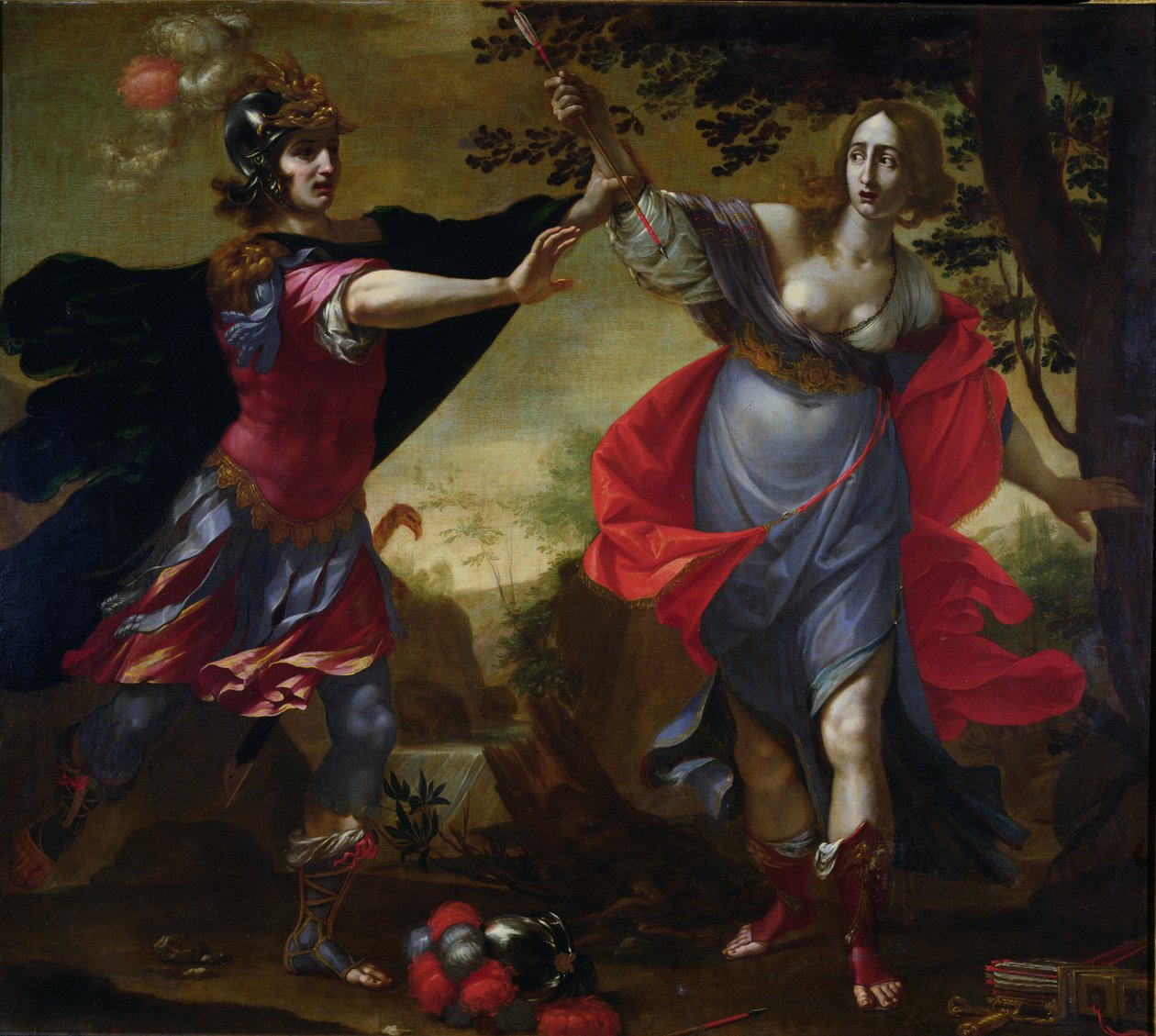 Rinaldo og Armida, ca. 1630-40 af Cesare Dandini