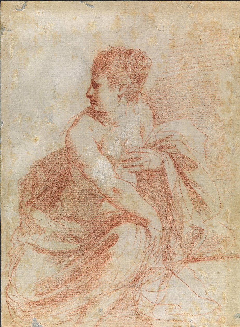 Studie af en kvinde af Cesare Gennari