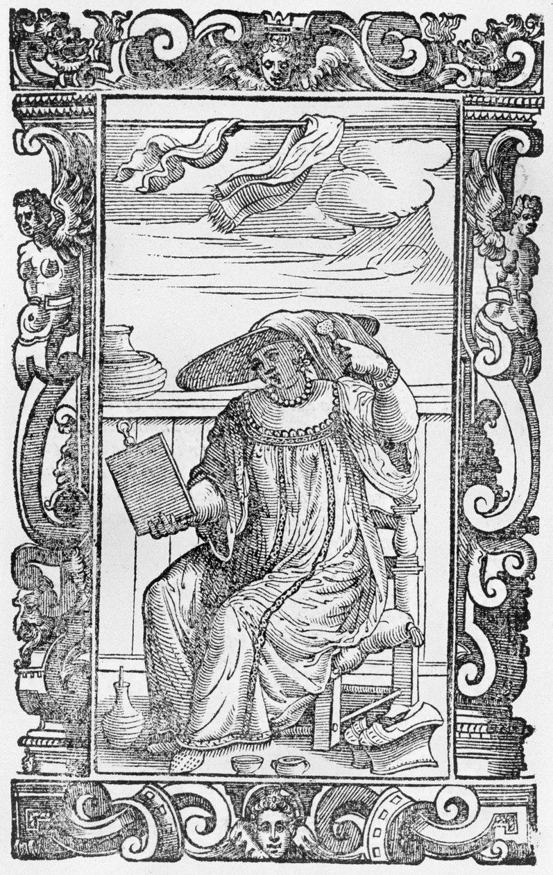 Venetiansk dame, 1590 af Cesare Vecellio