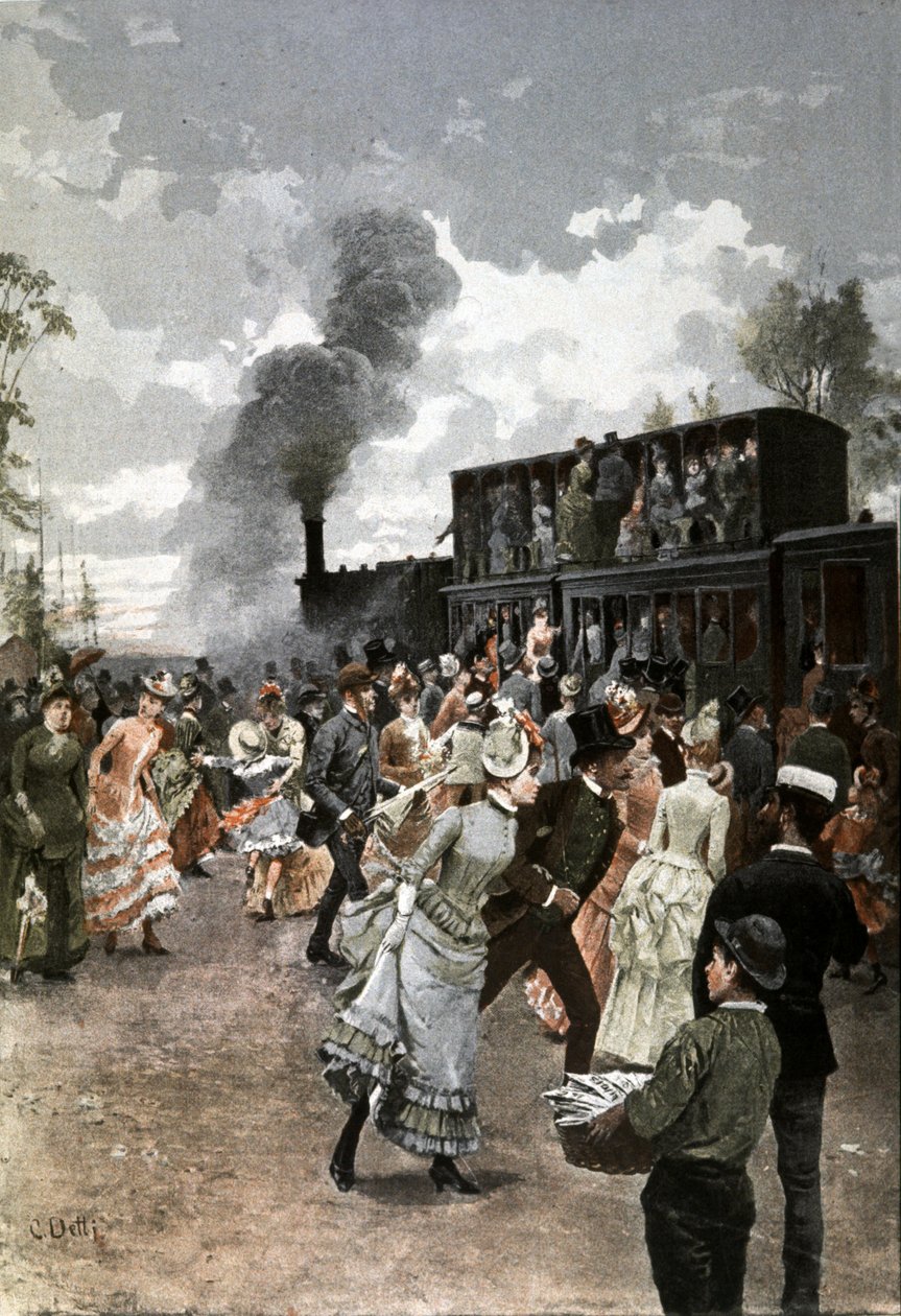Søndagstoget af Cesare Auguste Detti