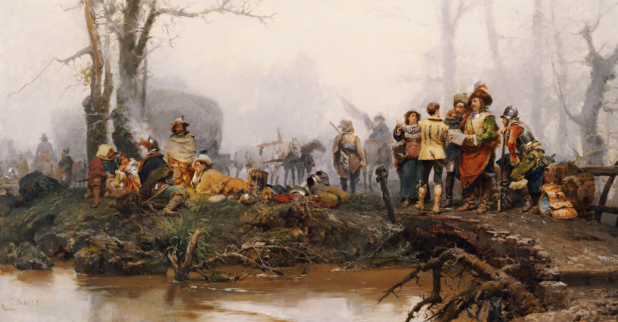 Lejren, 1878 af Cesare Auguste Detti