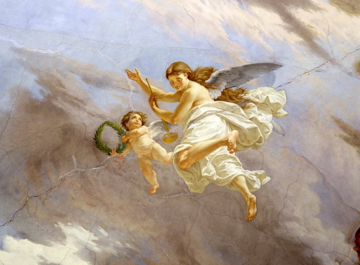 Detalje af loftet (detalje af 3433390) af Cesare Mariani