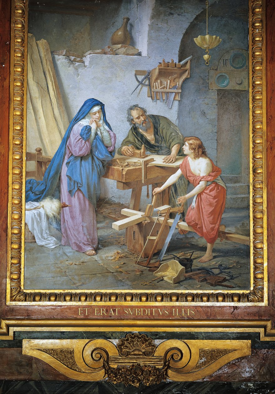 Hellige Familie af Nazareth af Cesare Mariani