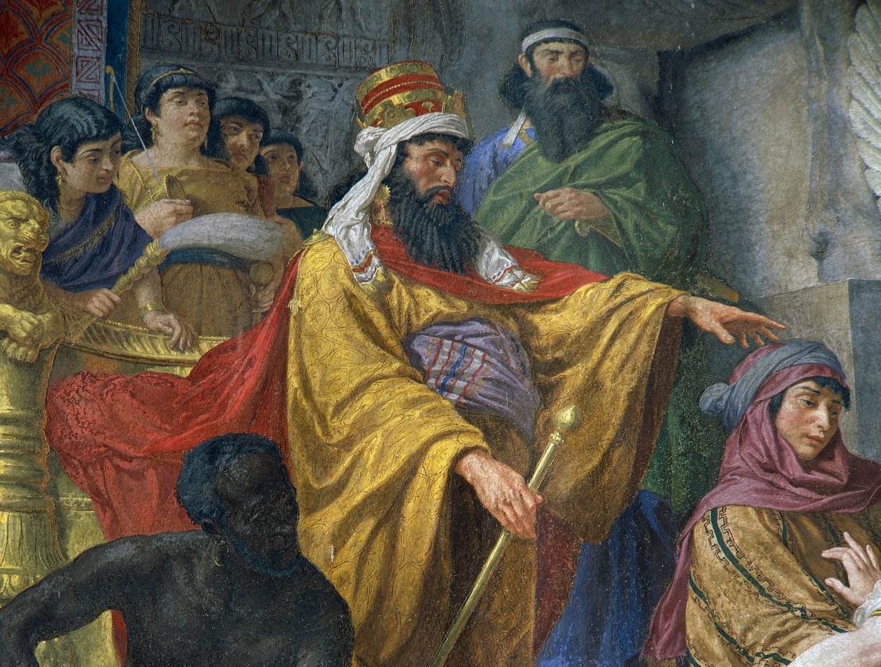 Kong Ahasverus af Persien af Cesare Mariani
