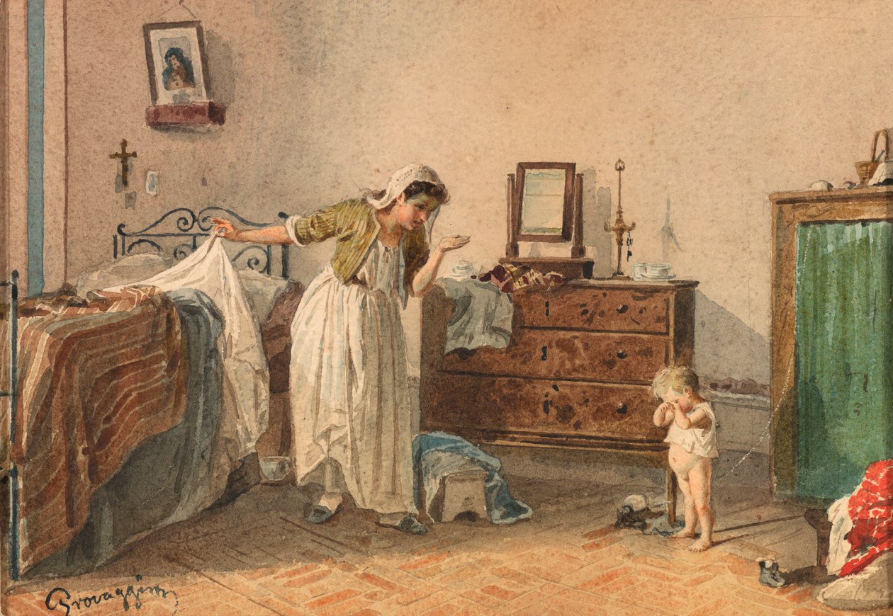 Reprimande, 1800-tallet. af Cesare Provaggi