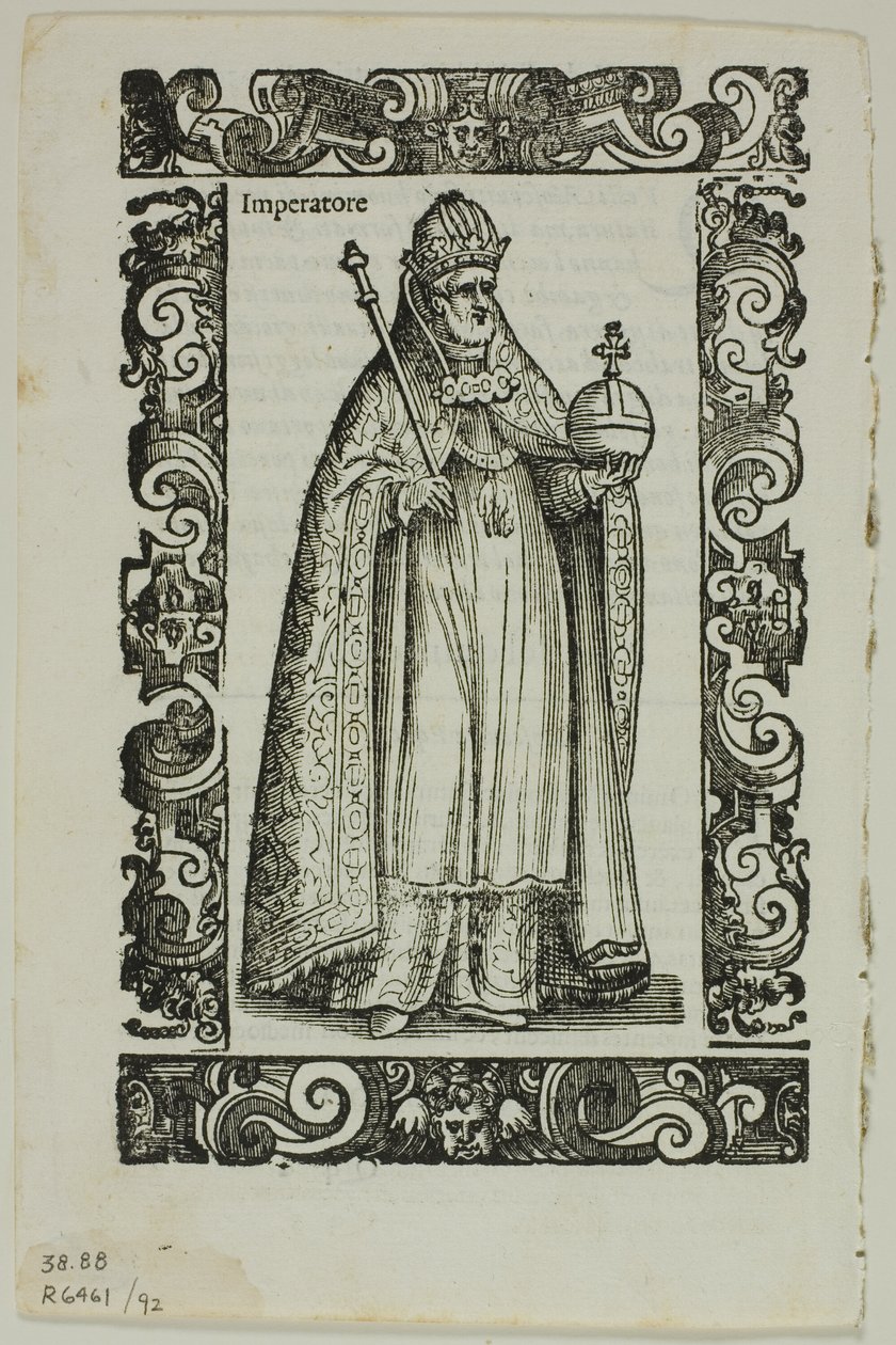 Blad fra Habiti antichi e moderni, plade 92 fra Træsnit fra Books of the XVI Century af Cesare Vecellio