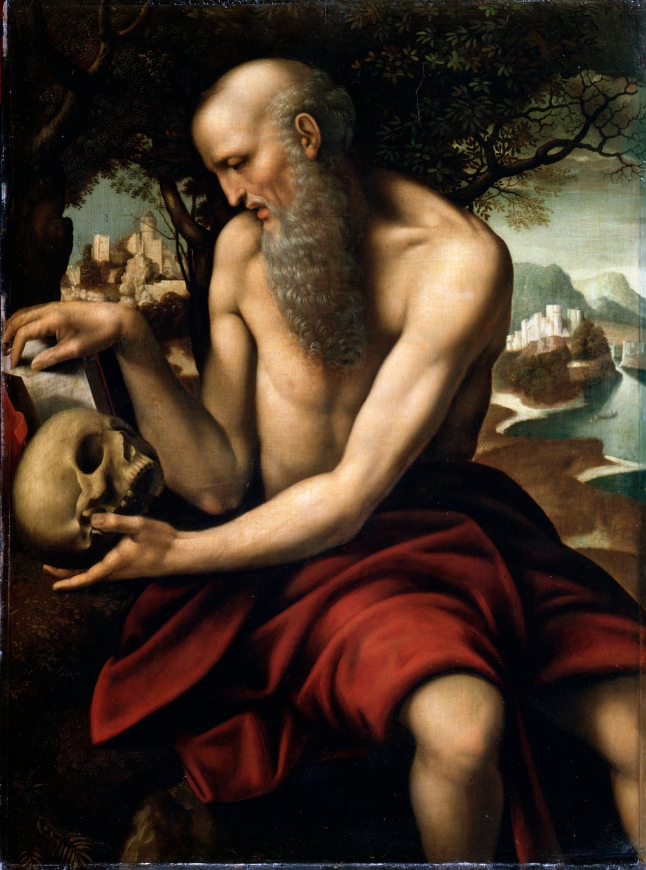 Sankt Hieronymus, slutningen af det 15. eller begyndelsen af det 16. århundrede af Cesare da Sesto