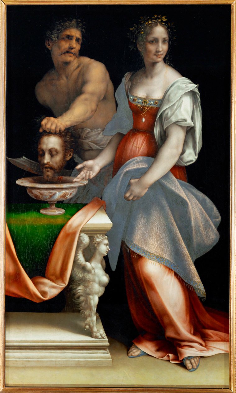 Salome med Døberens hoved ... af Cesare da Sesto