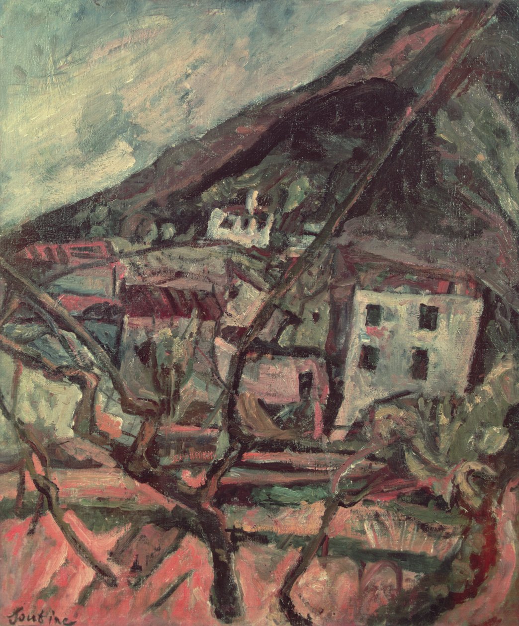Udsigt over Vence af Chaim Soutine