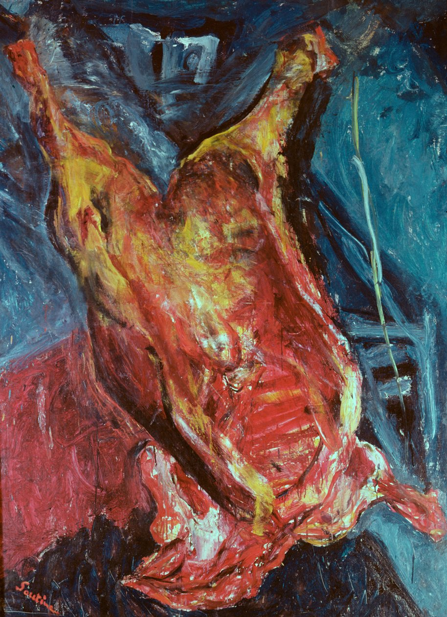Oksekødskroppe af Chaim Soutine