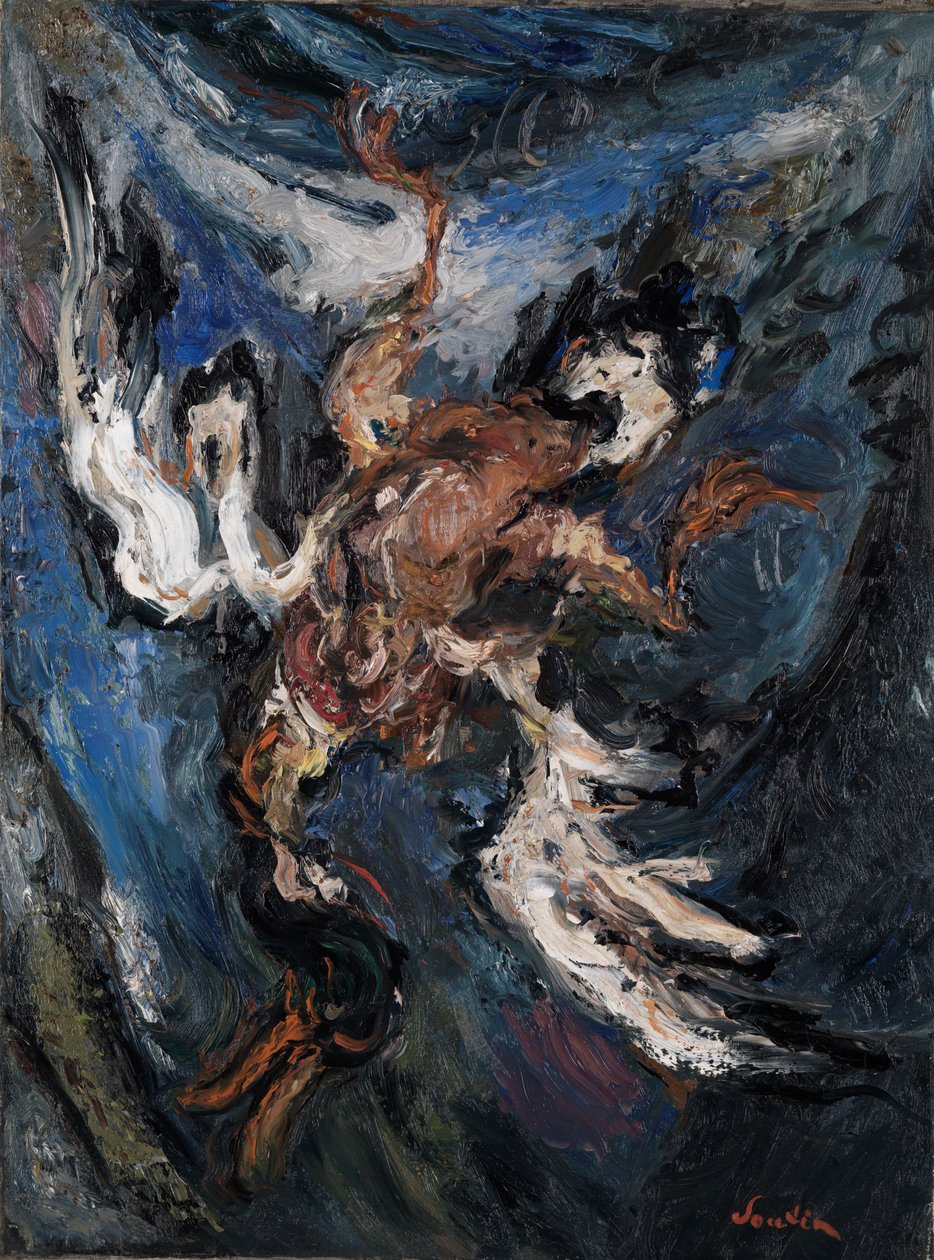And på blå baggrund af Chaim Soutine