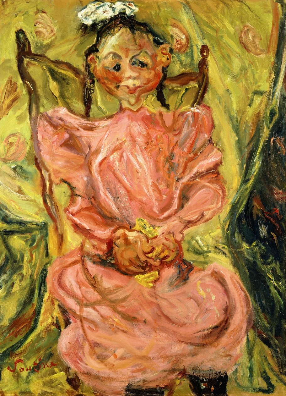 Pige i lyserød, 1925 af Chaim Soutine