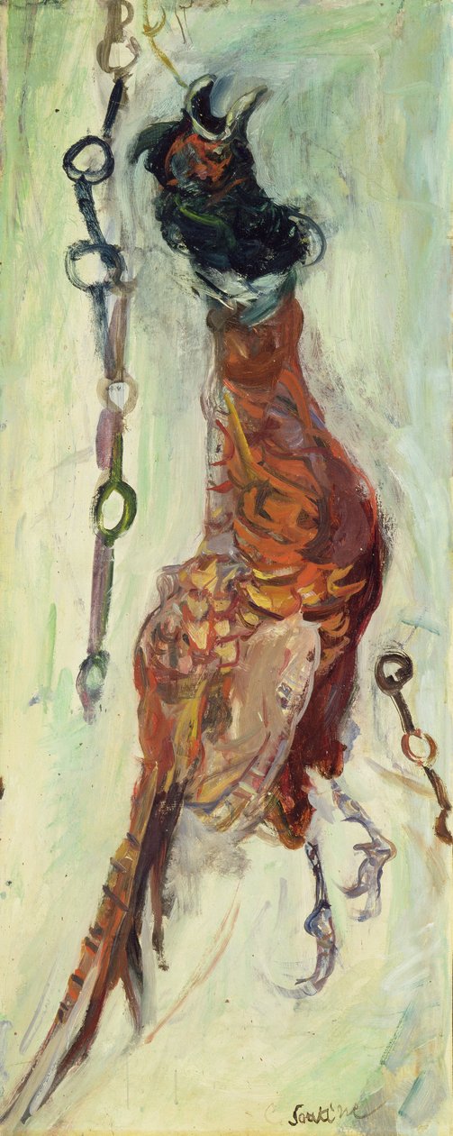 Hængende fasan, ca. 1925-30 (olie på lærred) af Chaim Soutine