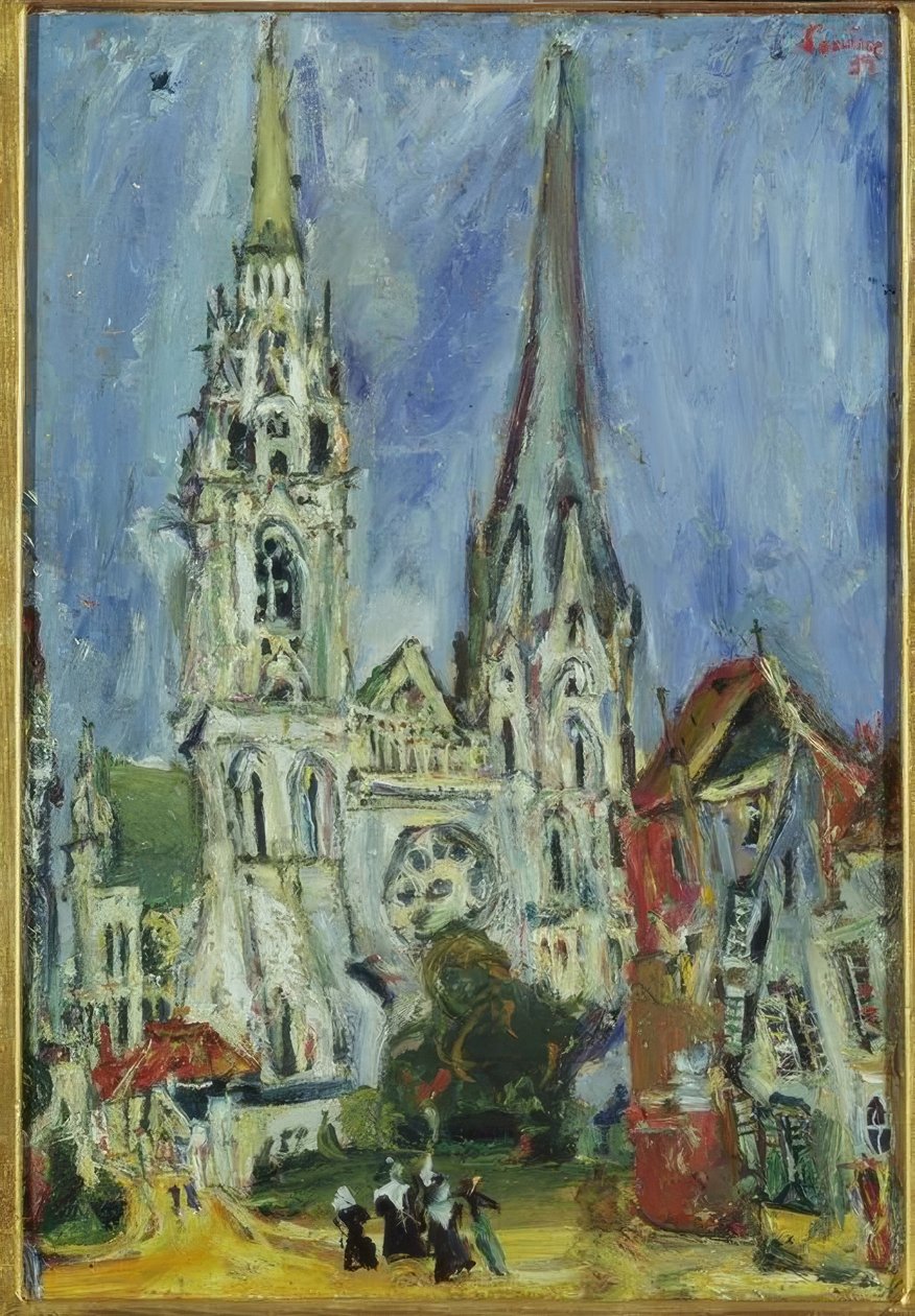 Chartres katedral af Chaim Soutine
