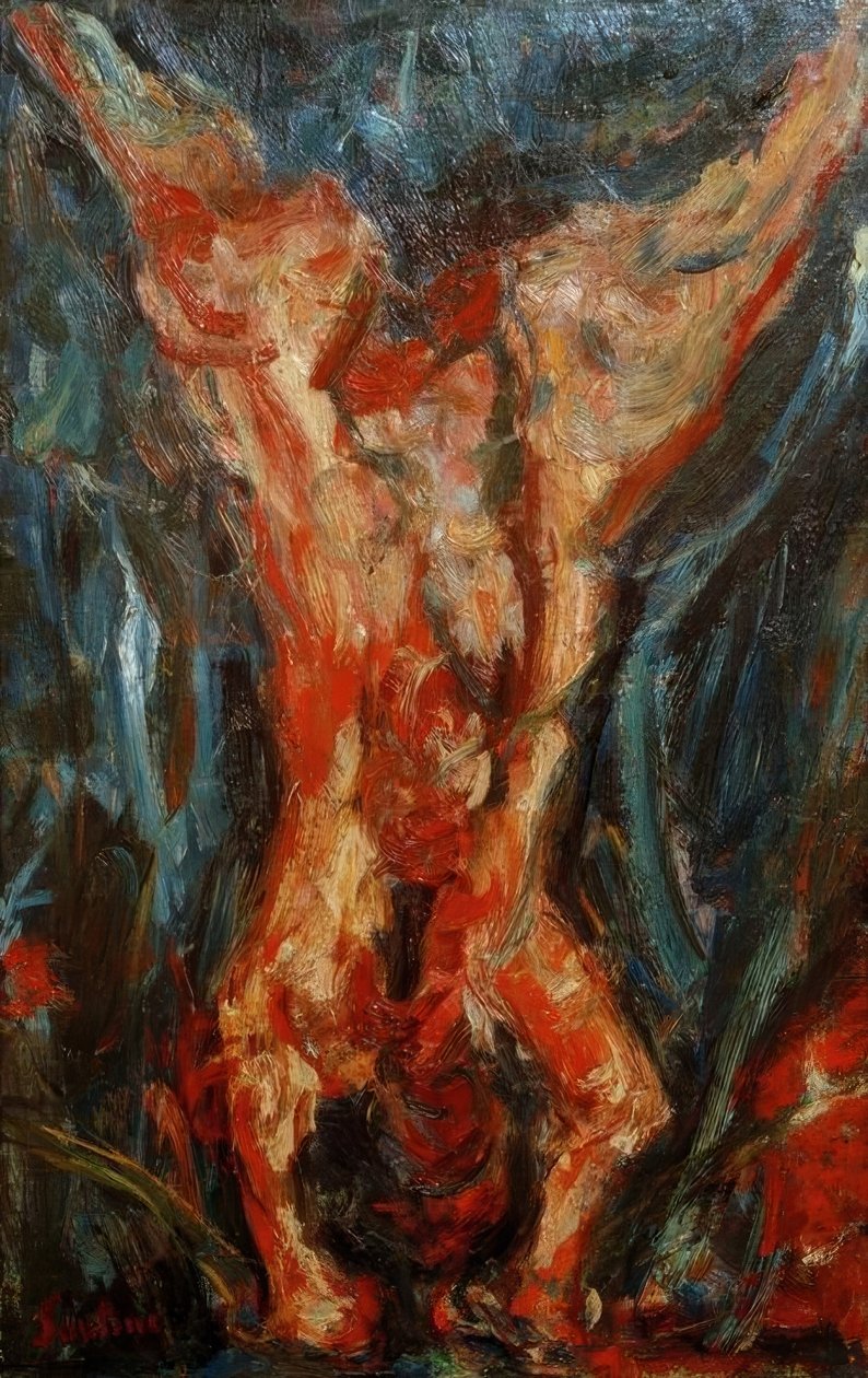 Den flåede kalv af Chaim Soutine