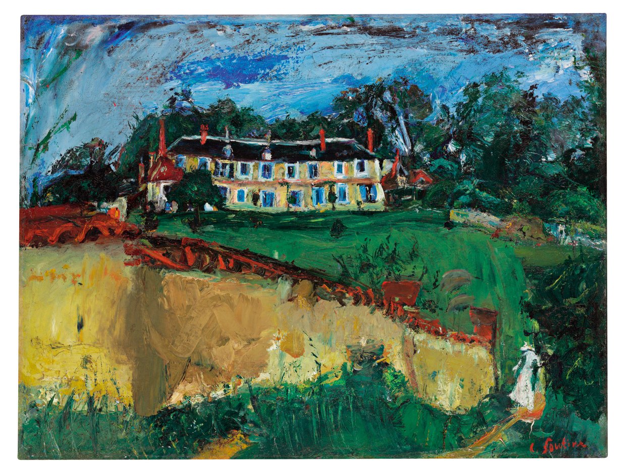 Gammelt hus nær Chartres, ca. 1934 af Chaim Soutine