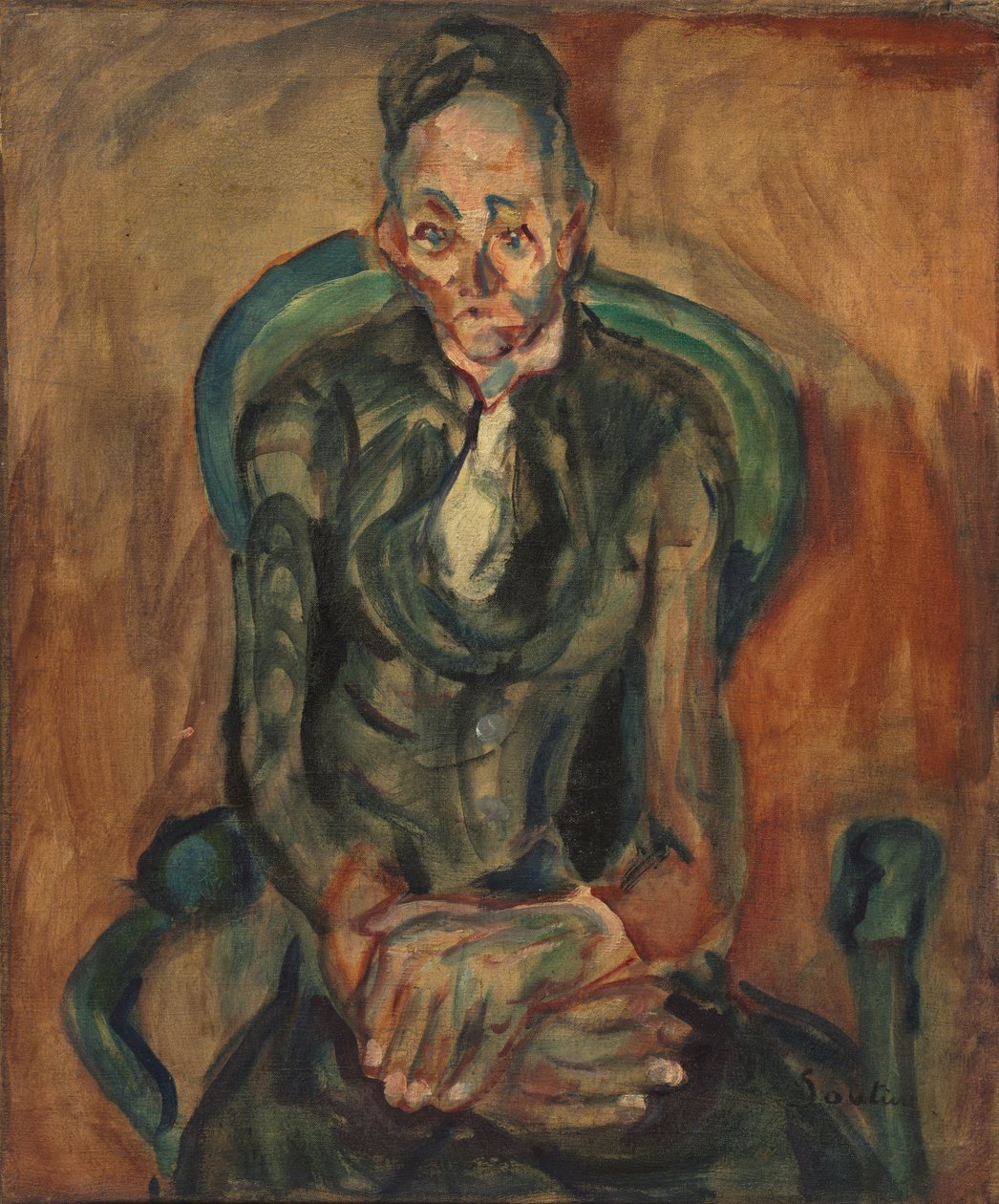 Alte Frau af Chaim Soutine