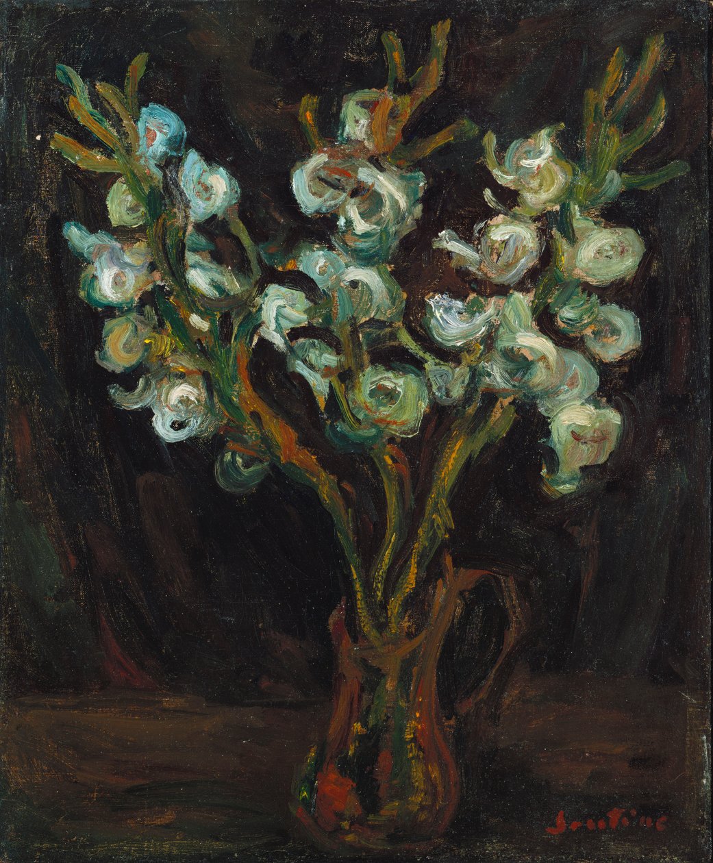 Den blå gladioli, ca. 1929 af Chaim Soutine