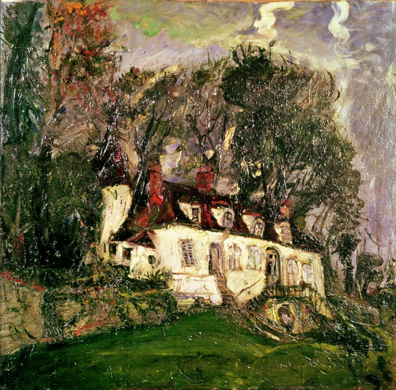 Huset i Oiseme, 1934 af Chaim Soutine