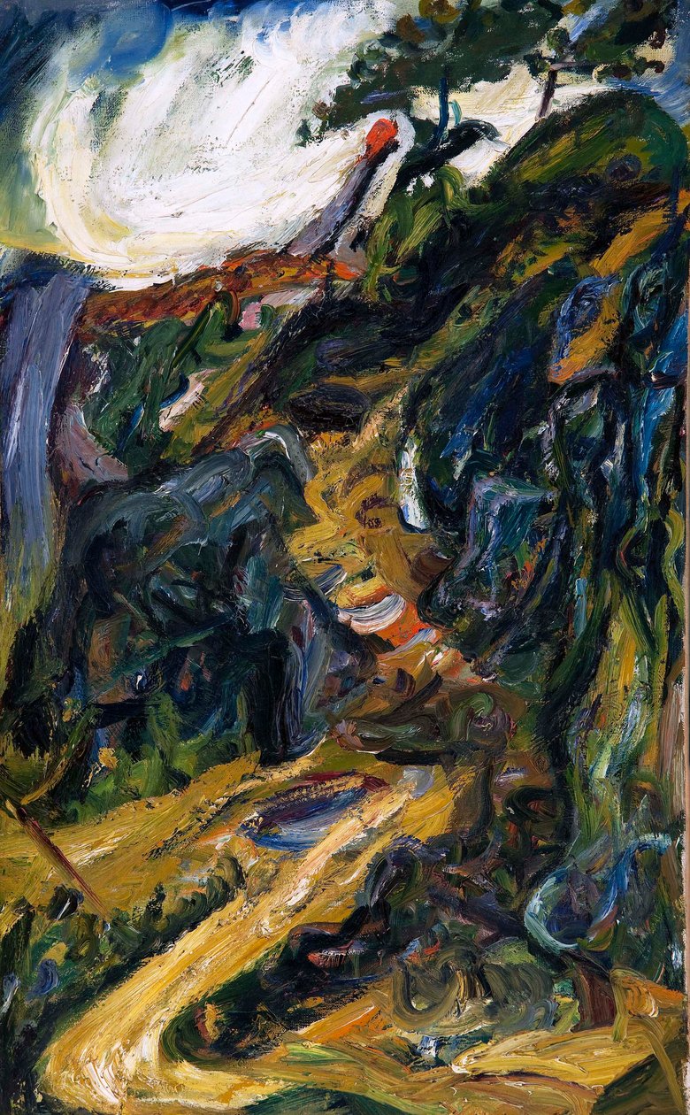 Snoet vej, nær Gréolières af Chaim Soutine