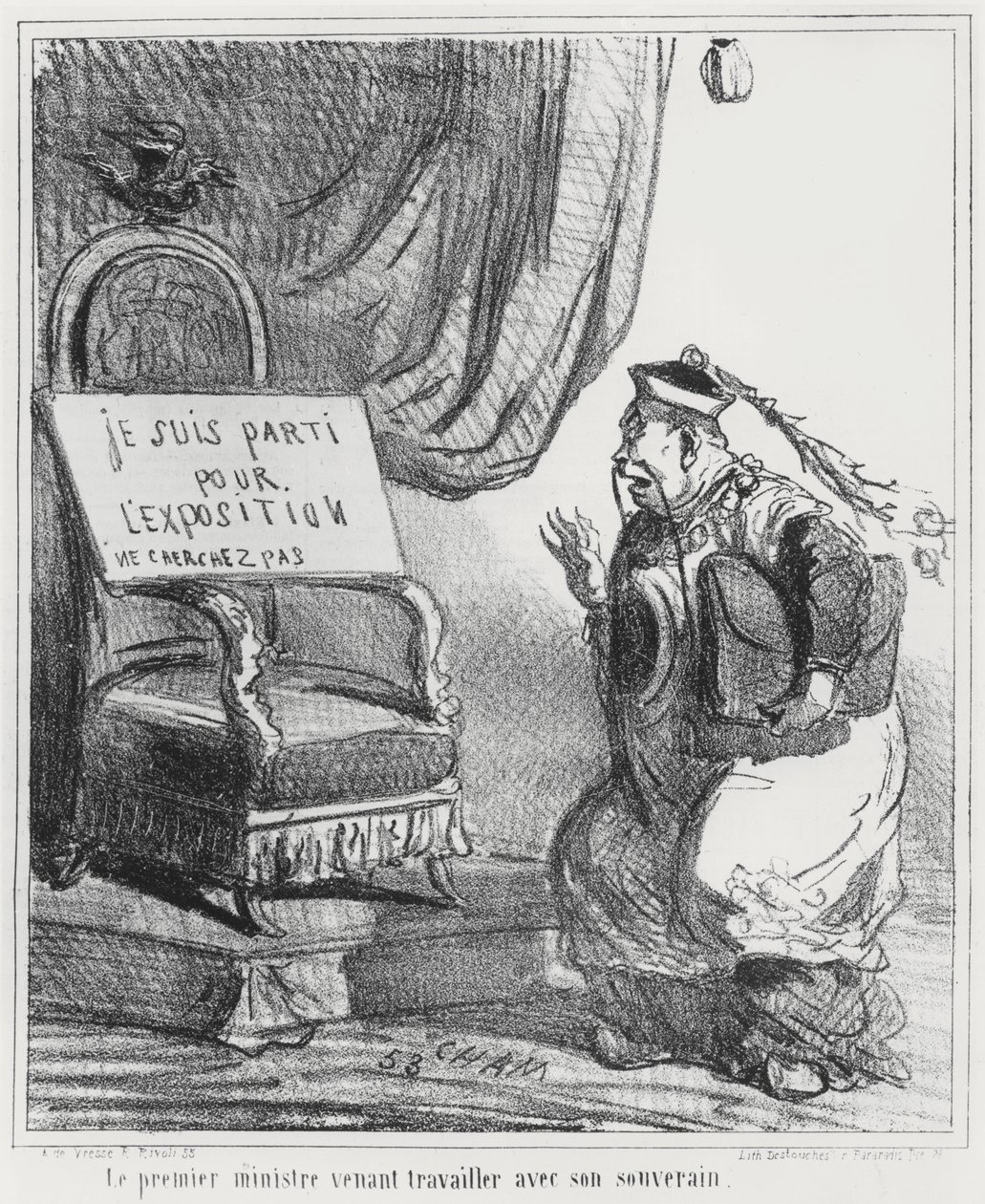 Karikatur af Exposition Universelle de 1867, fra 