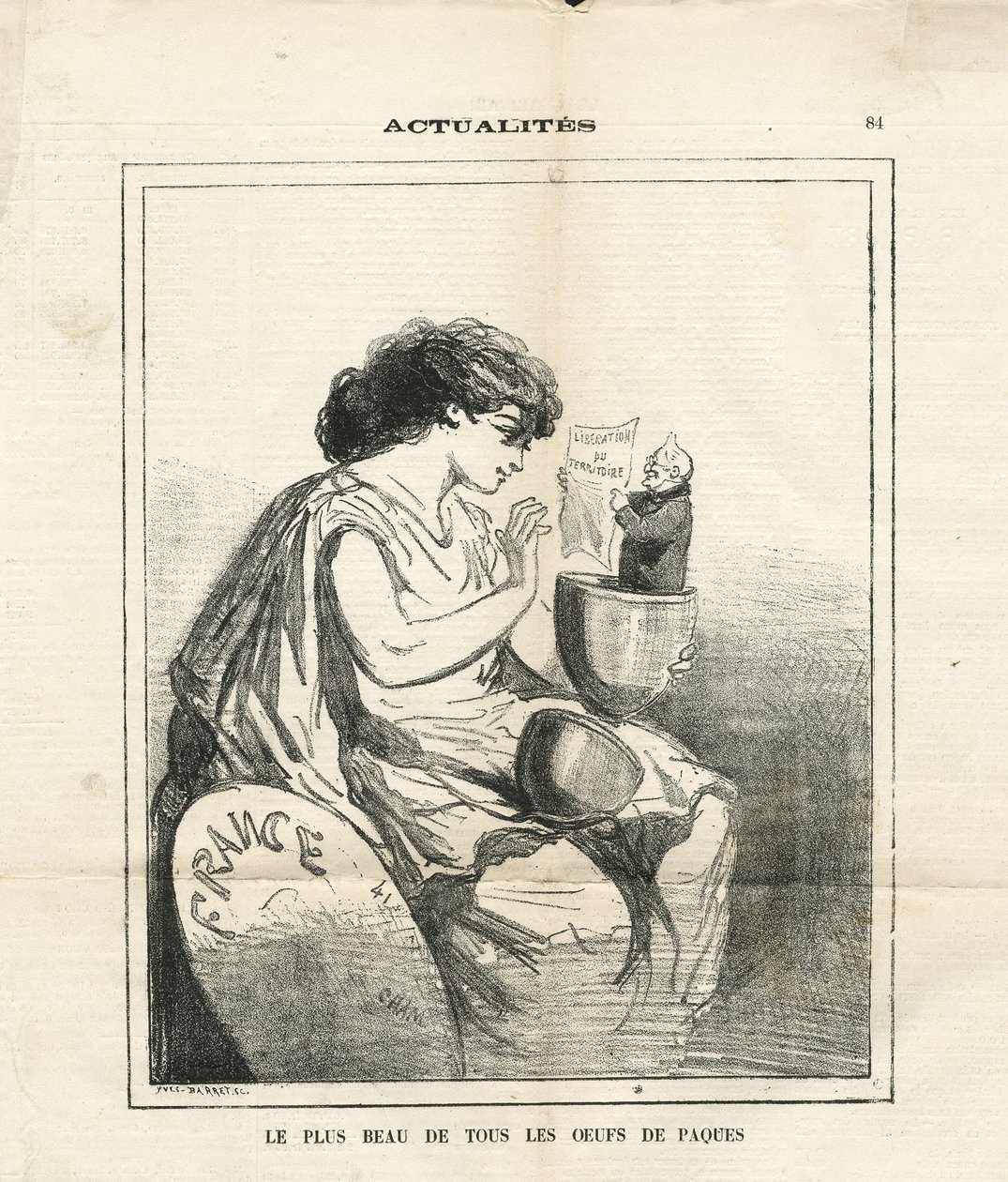 Illustration af Cham (1819-1879) i The Charivari af Amédée de Noé