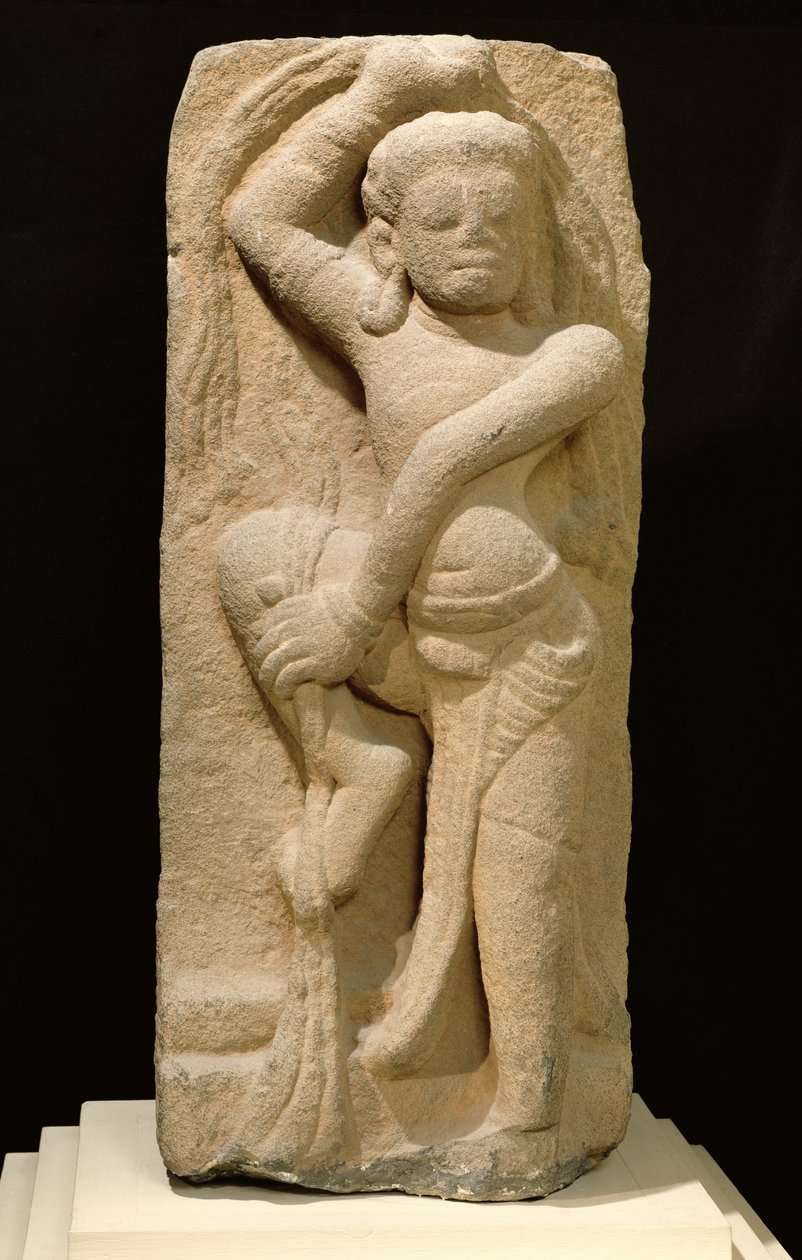 Danser, Mison A-1 Style, fra Vietnam (sandsten) af Champa Civilisation