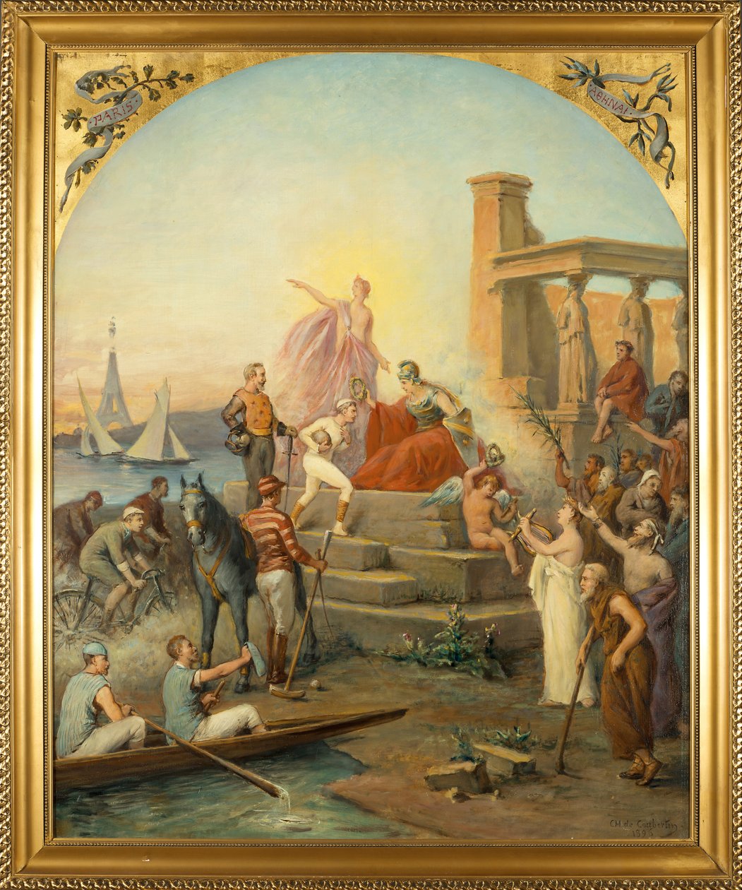 Allegori til sport af Charles Louis Fredy de Coubertin