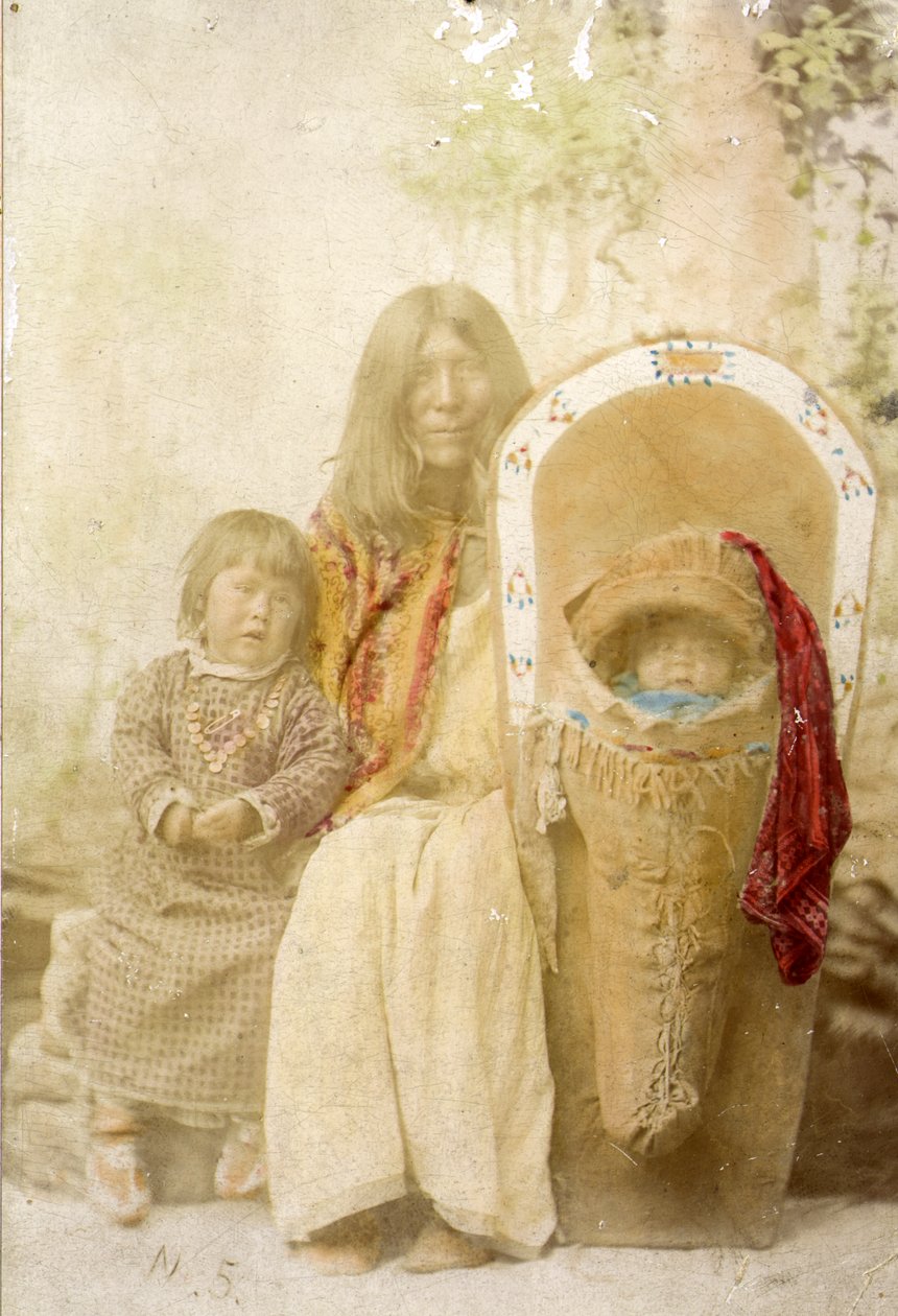 Ute Indians, fra det sydlige Colorado, 1895 af Charles A. Nast