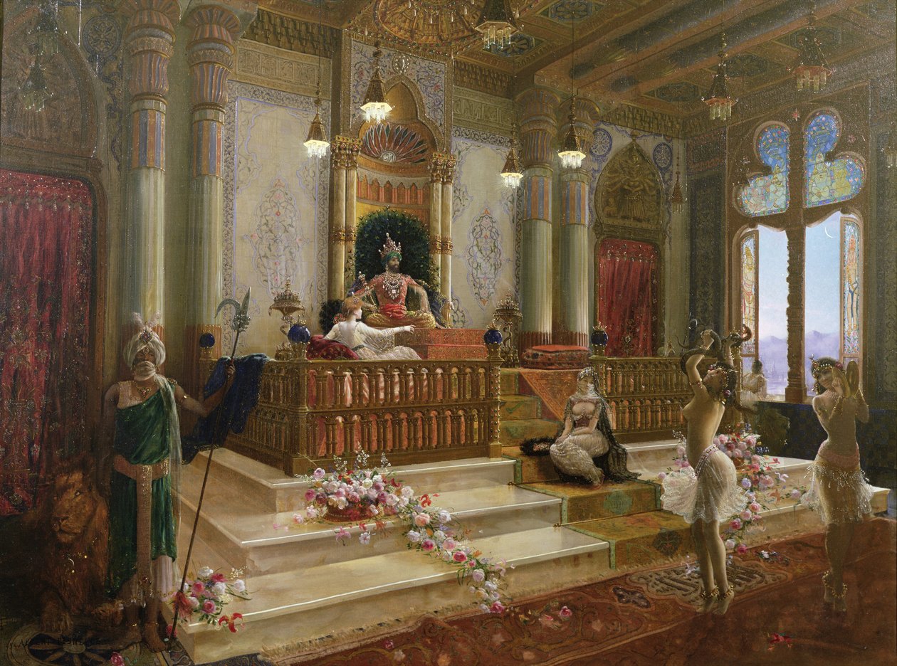 Maharajah-favoritten, ca. 1870 af Charles Albert Pesnelle
