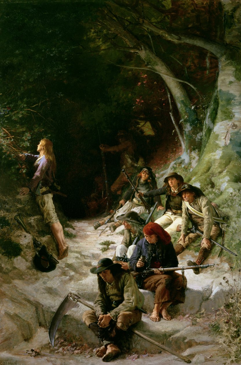 Bagholdsangrebet af Charles de la Fosse